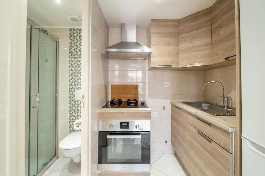 Studio Ideal Pour Deux Voyageurs Sur Marsella Exterior foto
